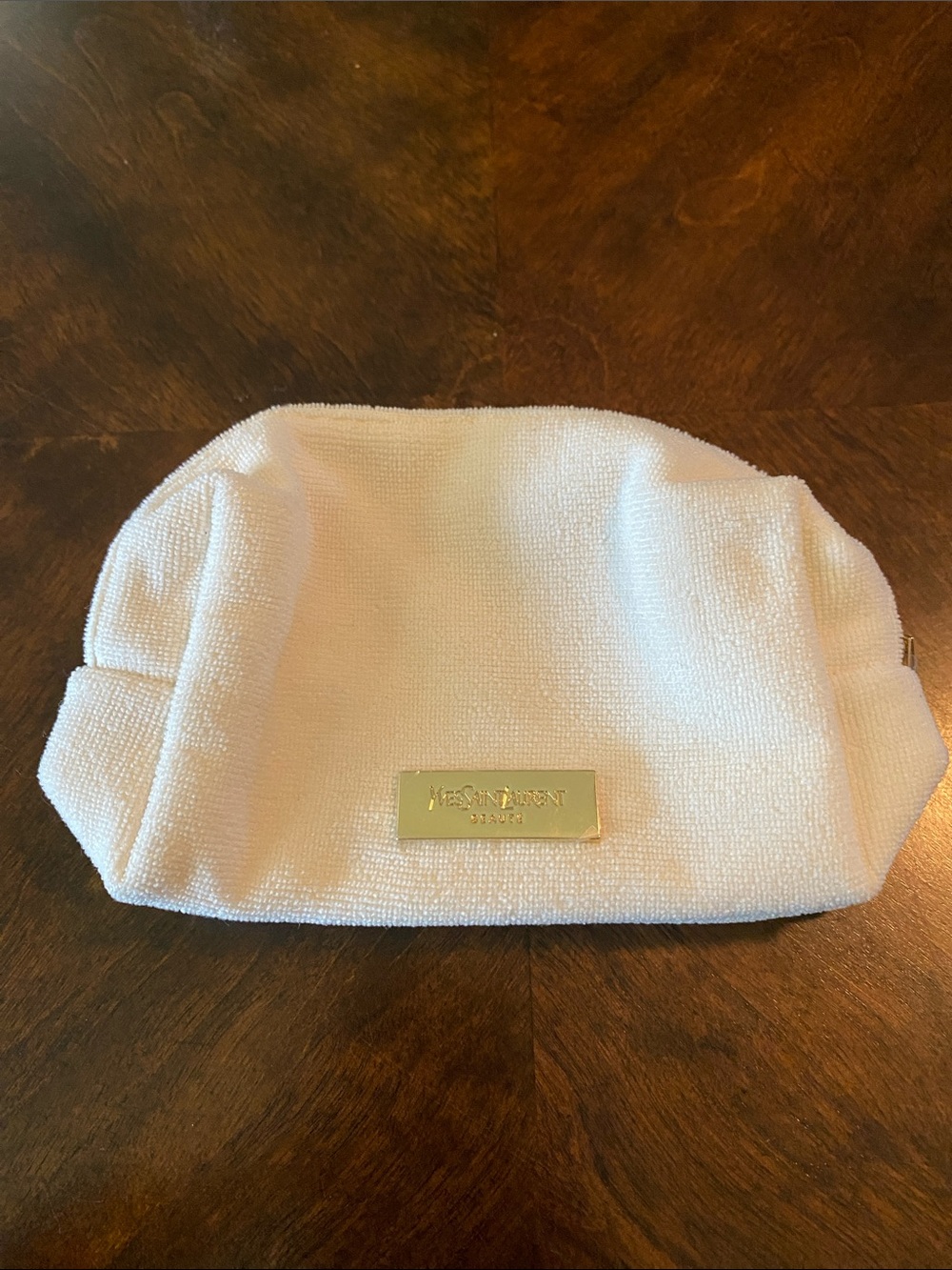Yves Saint Laurent Beaute White Mini Cosmetic Case
